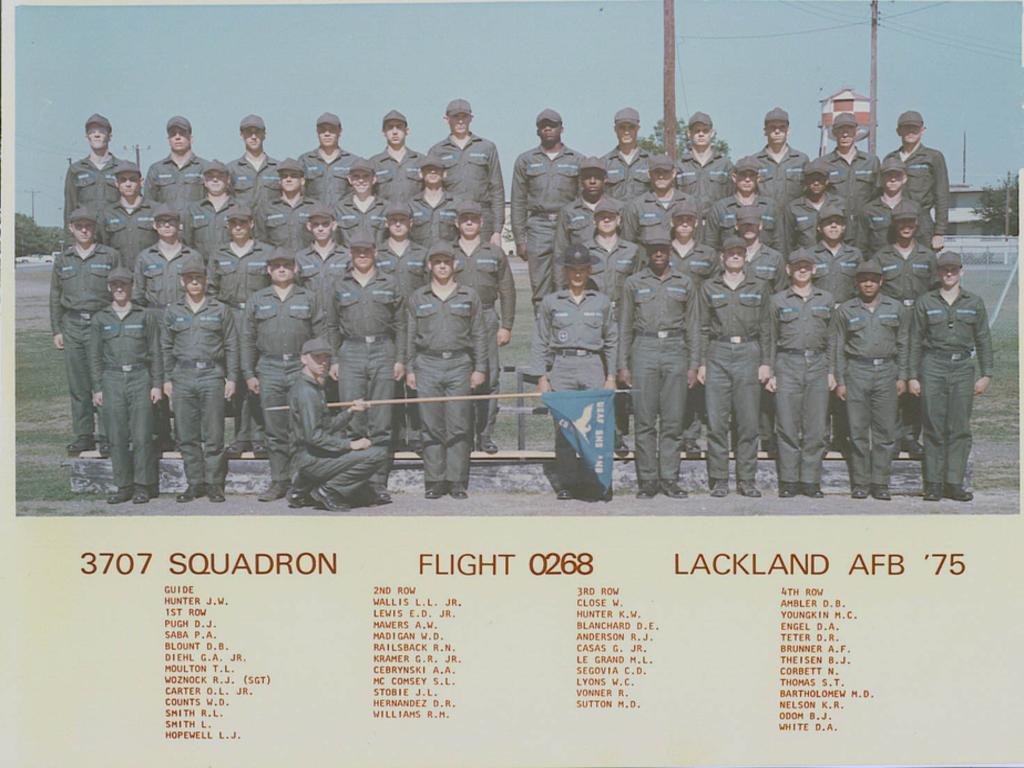1975,LacklandAFB,Squadron 3707, Flight 0268