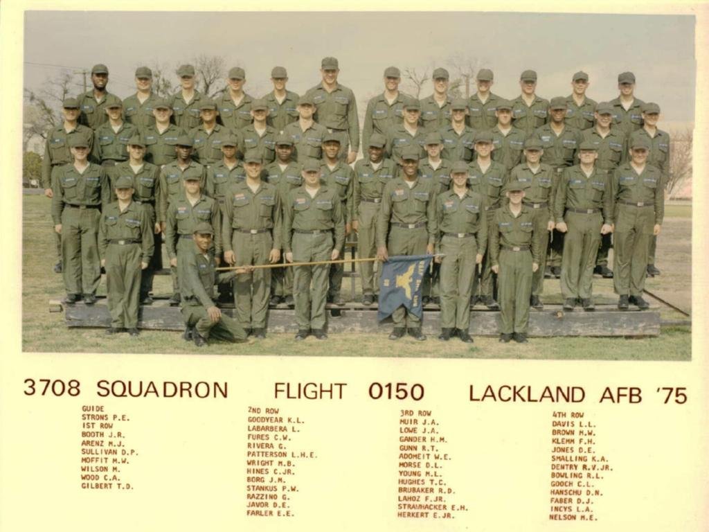 1975,LacklandAFB,Squadron 3708, Flight 0150