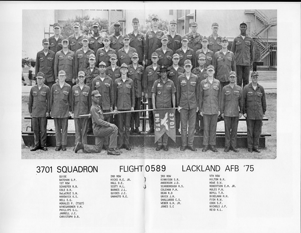 1975,Lackland AFB,Squadron 3701,Flight 0589