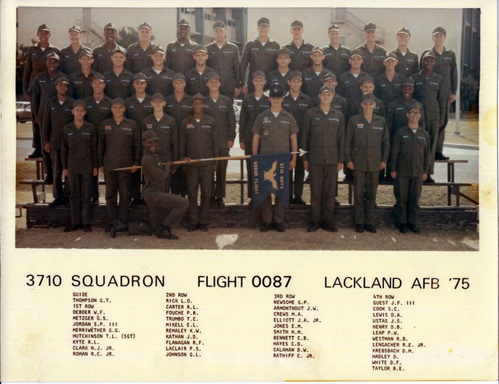 1975,Lackland AFB,Squadron 3710,Flight 0087