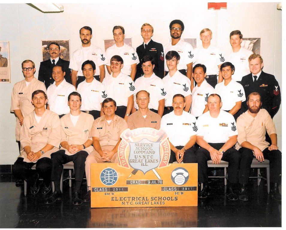 1976, NTC Great Lakes, EM B-School, Class 2511