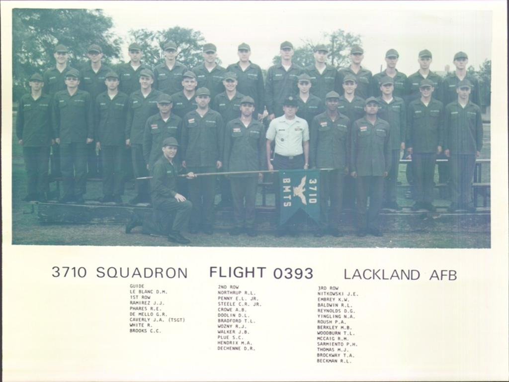 1976,LacklandAFB,Squadron 3710, Flight 0393