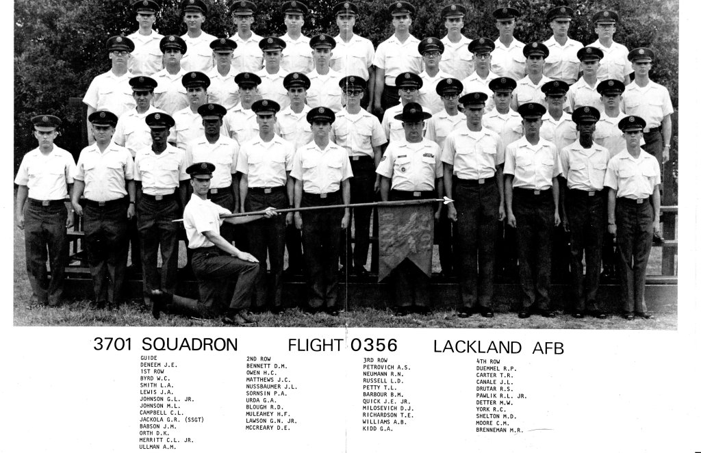 1976,Lackland AFB,Squadron 3701,Flight 0356