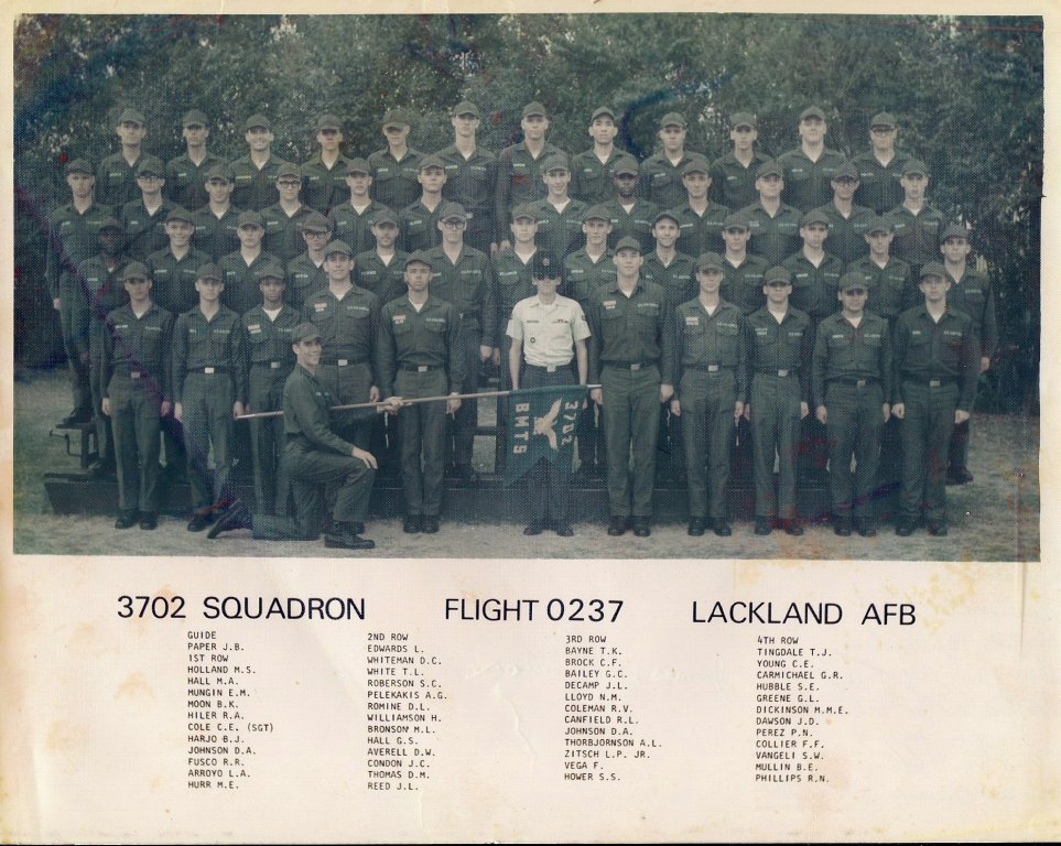 1976,Lackland AFB,Squadron 3702,Flight 0237