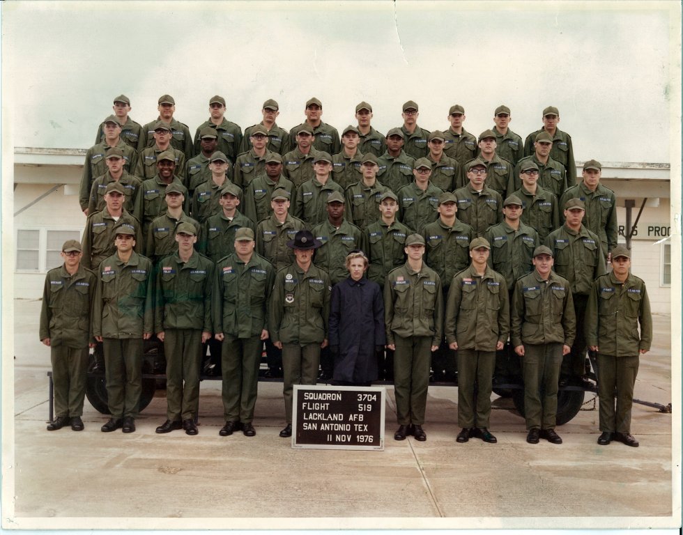1976,Lackland AFB,Squadron 3704,Flight 519