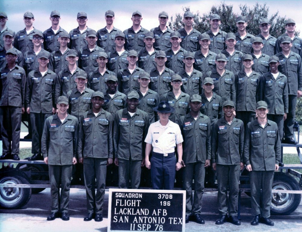 1978, Lackland AFB, Squadron 3708, Flight 196