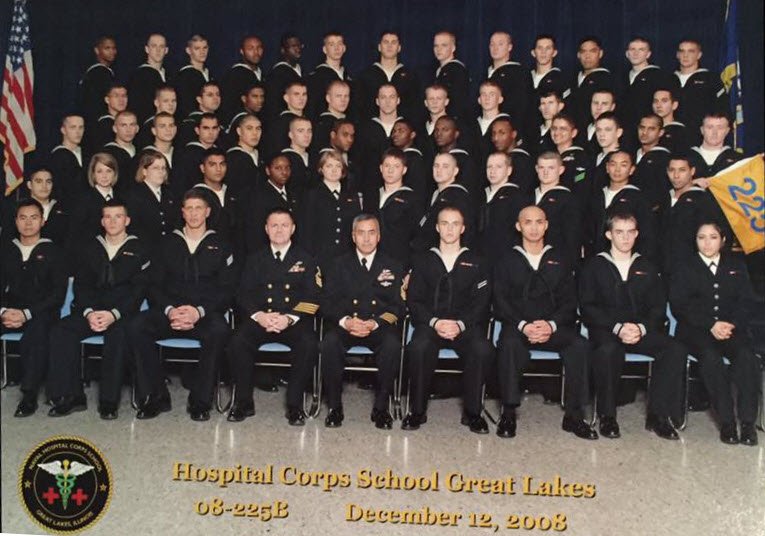 2008,Great Lakes, Hospital Corps School,Class 08-225B
