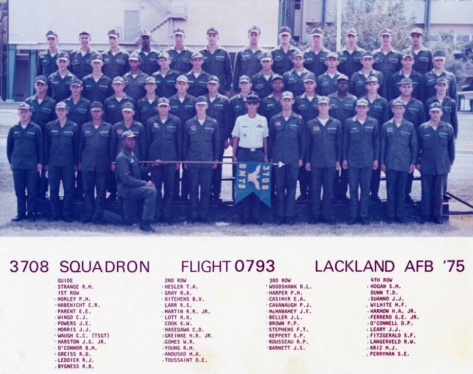1975,Lackland AFB,Squadron 3708,Flight 0793