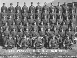 1940,Marine Corps Base San Diego,Platoon 64