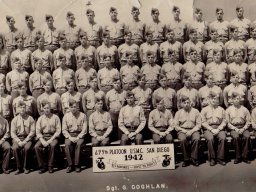 1942,Marine Corps Base San Diego ,Platoon 699