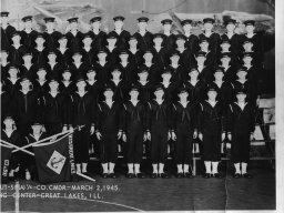 1945,Great Lakes NTC,Company 77 (Right)