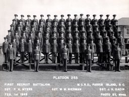 1949, MCRD Parris Island, Platoon 255