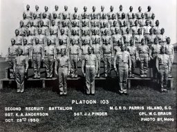 1950, MCRD Parris Island, Platoon 103