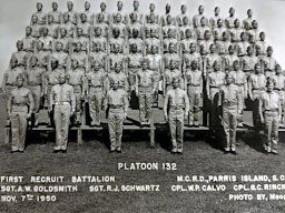 1950, MCRD Parris Island, Platoon 132