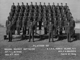 1950,MCRD Parris Island,Platoon 187