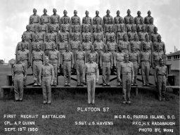 1950,MCRD Parris Island,Platoon 57