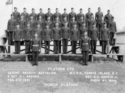 1951,MCRD Parris Island,Platoon 270