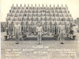 1951,MCRD Parris Island,Platoon 228