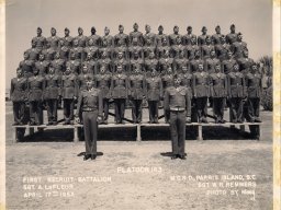 1952,MCRD Parris Island,Platoon 163