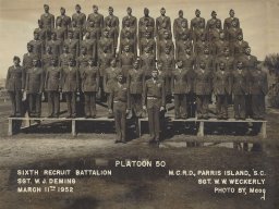 1952,MCRD Parris Island,Platoon 50