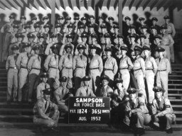 1952,Sampson AFB,Squadron 3651,Flight 1824