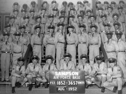 1952,Sampson AFB,Squadron 3657,Flight 1852