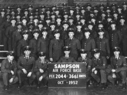 1952,Sampson AFB,Squadron 3661,Flight 2044