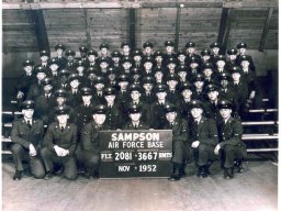 1952,Sampson AFB,Squadron 3667,Flight 2081