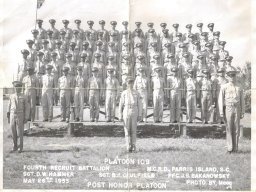 1953,MCRD Parris Island,Platoon 109