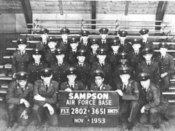 1953,Sampson AFB,Squadron 3651,Flight 2802