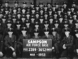 1953,Sampson AFB,Squadron 3652,Flight 2289