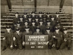 1953,Sampson AFB,Squadron 3652,Flight 2801