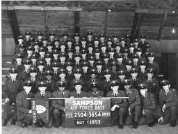 1953,Sampson AFB,Squadron 3654,Flight 2504