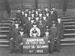 1953,Sampson AFB,Squadron 3654,Flight 2736
