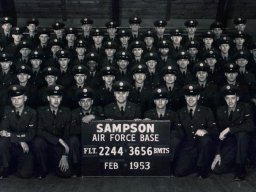 1953,Sampson AFB,Squadron 3656,Flight 2244