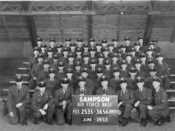 1953,Sampson AFB,Squadron 3656,Flight 2535