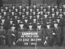 1953,Sampson AFB,Squadron 3657,Flight 2232