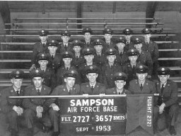 1953,Sampson AFB,Squadron 3657,Flight 2727