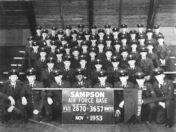 1953,Sampson AFB,Squadron 3657,Flight 2870