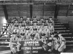 1953,Sampson AFB,Squadron 3660,Flight 2595