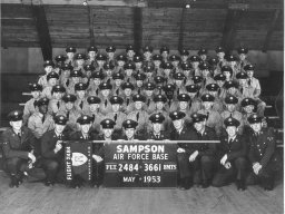 1953,Sampson AFB,Squadron 3661,Flight 2484