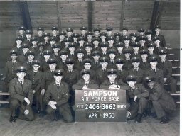 1953,Sampson AFB,Squadron 3662,Flight 2406