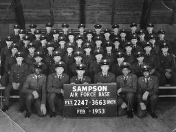 1953,Sampson AFB,Squadron 3663,Flight 2247