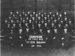 1953,Sampson AFB,Squadron 3664,Flight 2176