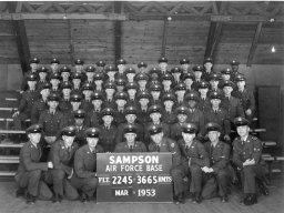 1953,Sampson AFB,Squadron 3665,Flight 2245