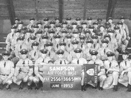 1953,Sampson AFB,Squadron 3665,Flight 2556