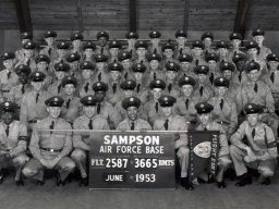 1953,Sampson AFB,Squadron 3665,Flight 2587