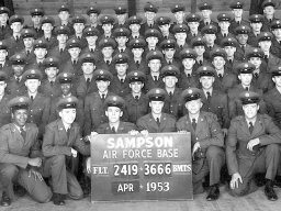 1953,Sampson AFB,Squadron 3666,Flight 2419