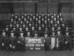 1954,Sampson AFB,Squadron 3651,Flight 3039