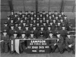 1954,Sampson AFB,Squadron 3651,Flight 3068